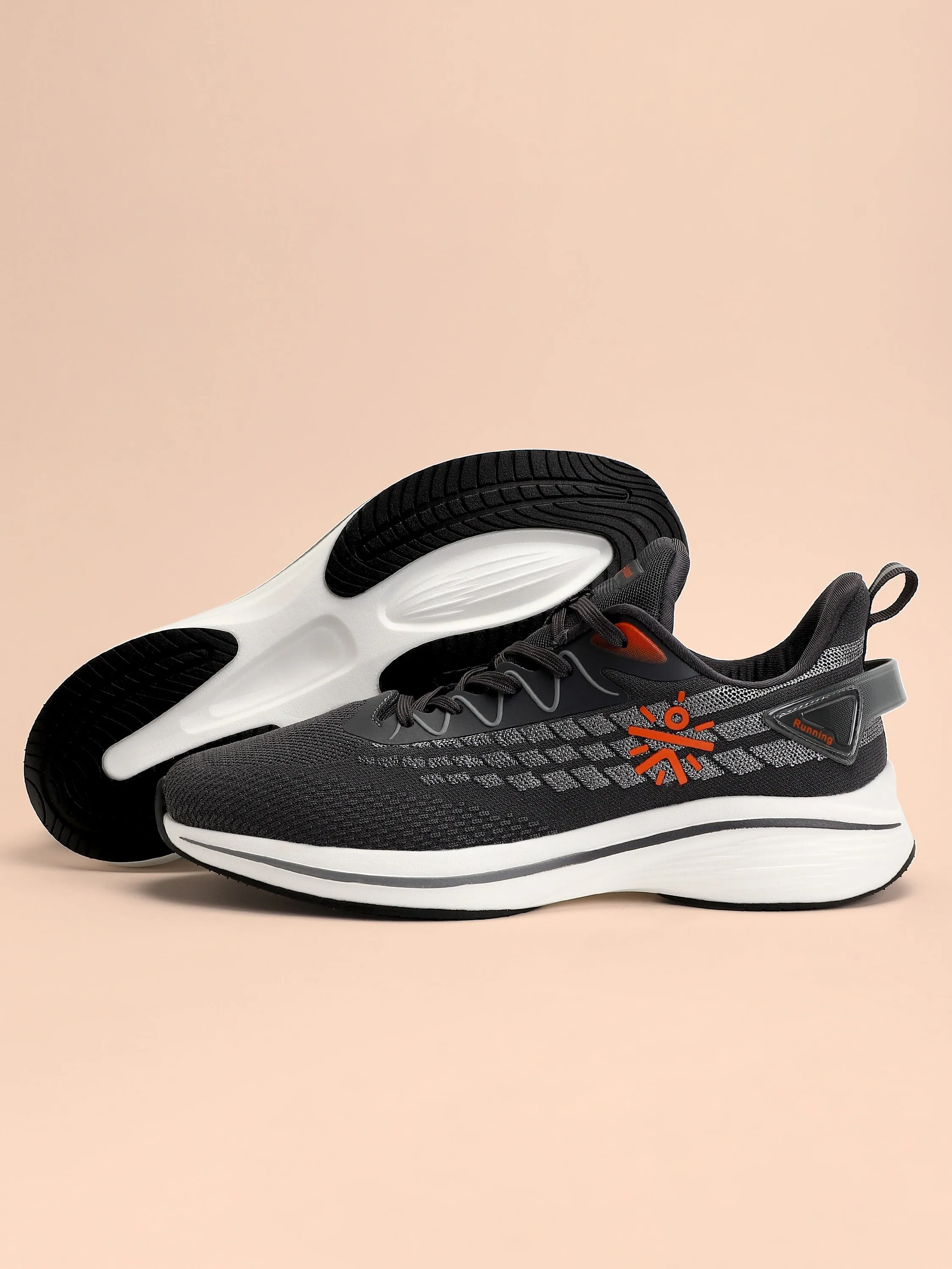 Active Men Running Shoes - Dark Grey