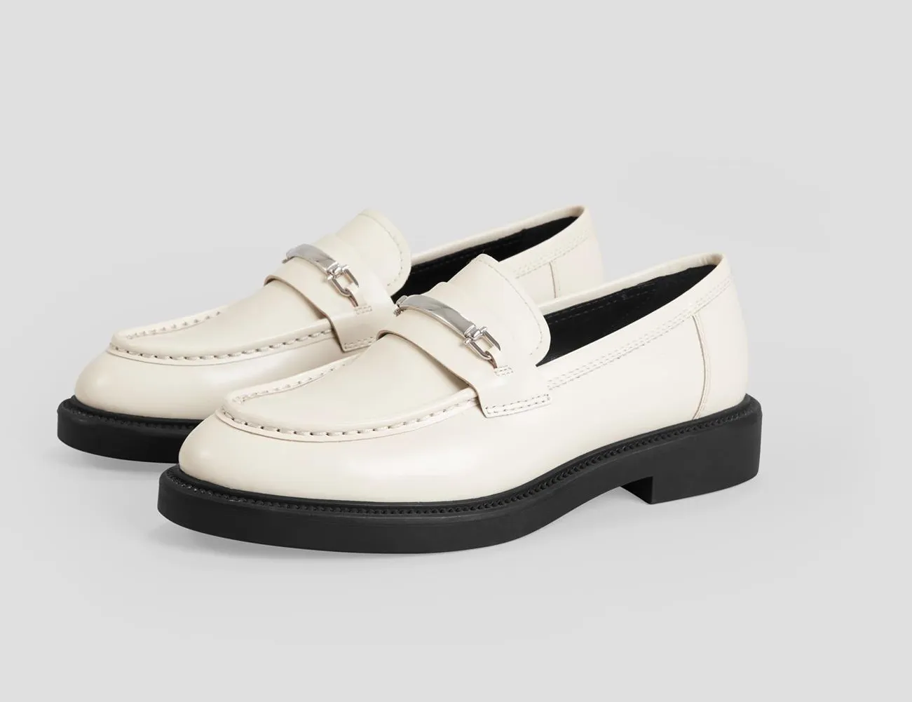 Alex Off White Polished Loafer