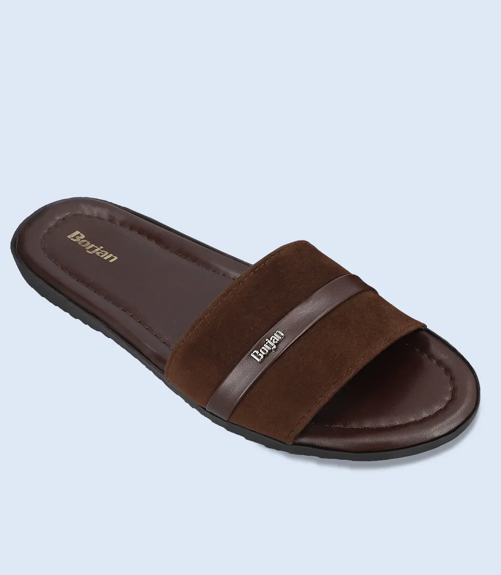 BM5825-BROWN-Men Slipper