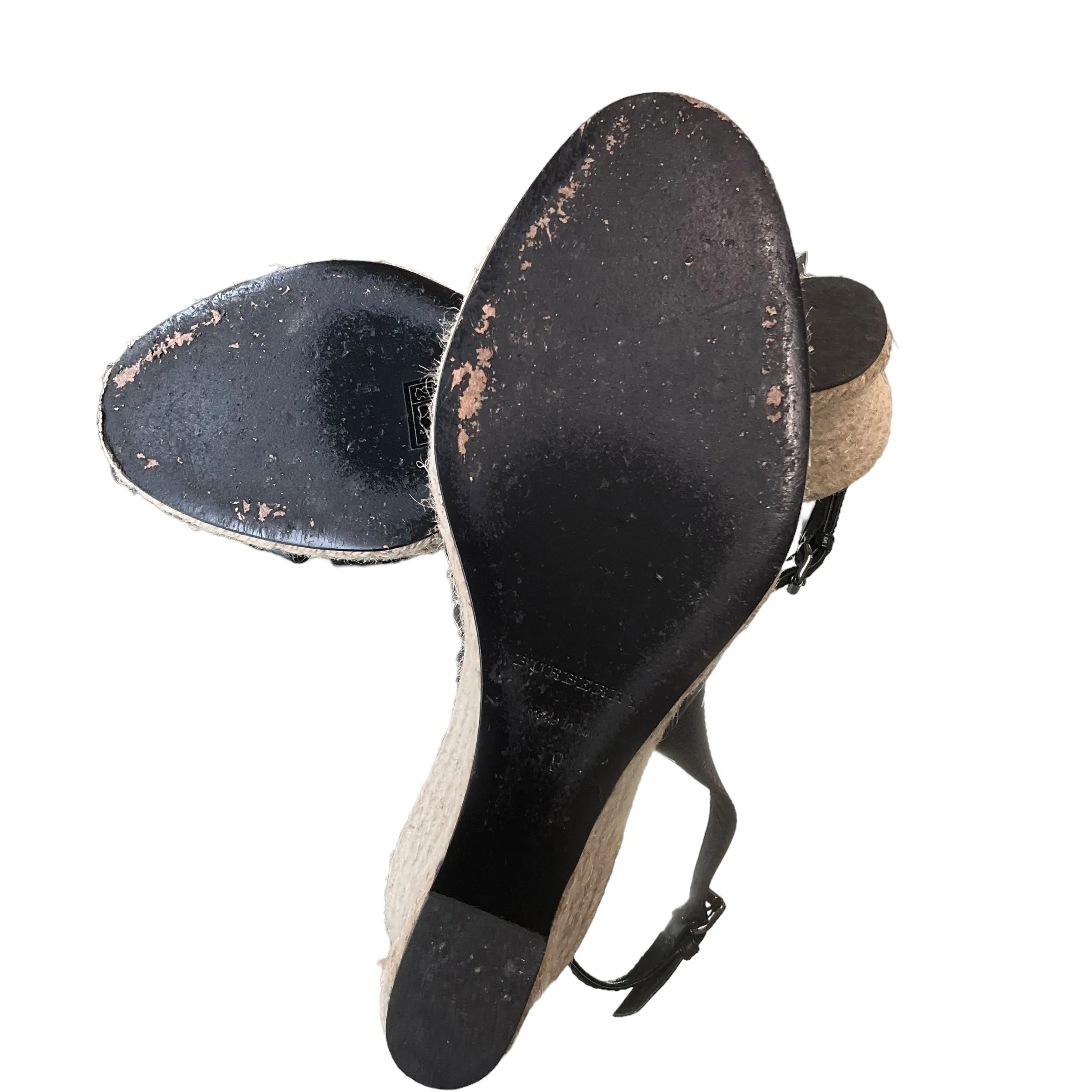 Burberry Wedge Sandals. Size 39