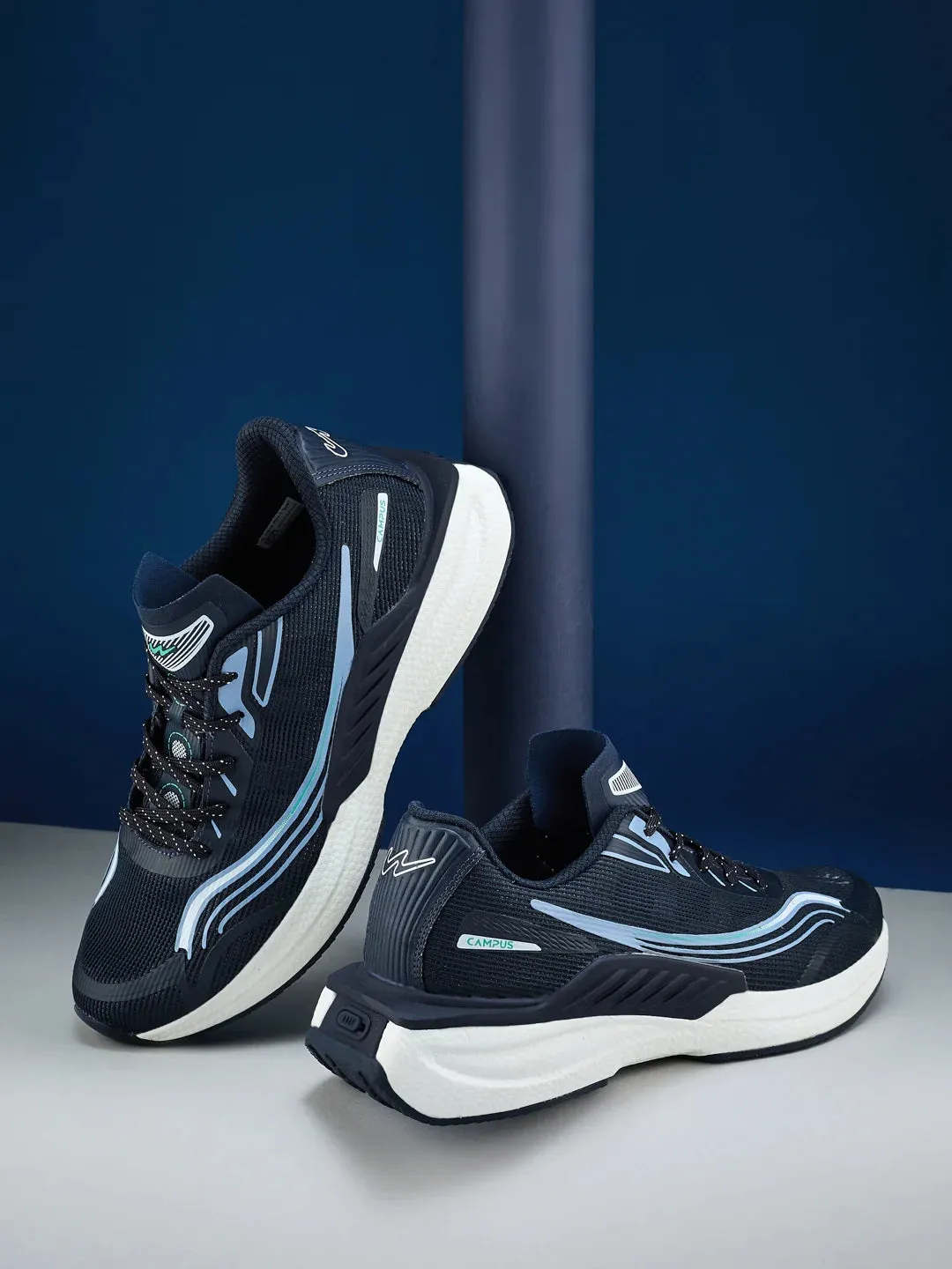 CREED Navy Men's Running Shoes
