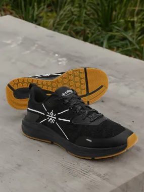 Flomo Men Running Shoes - Black/Mustard