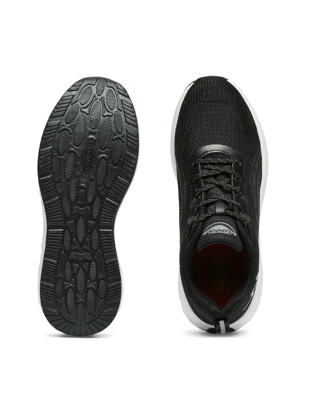 HYPE Black Men's Running Shoes