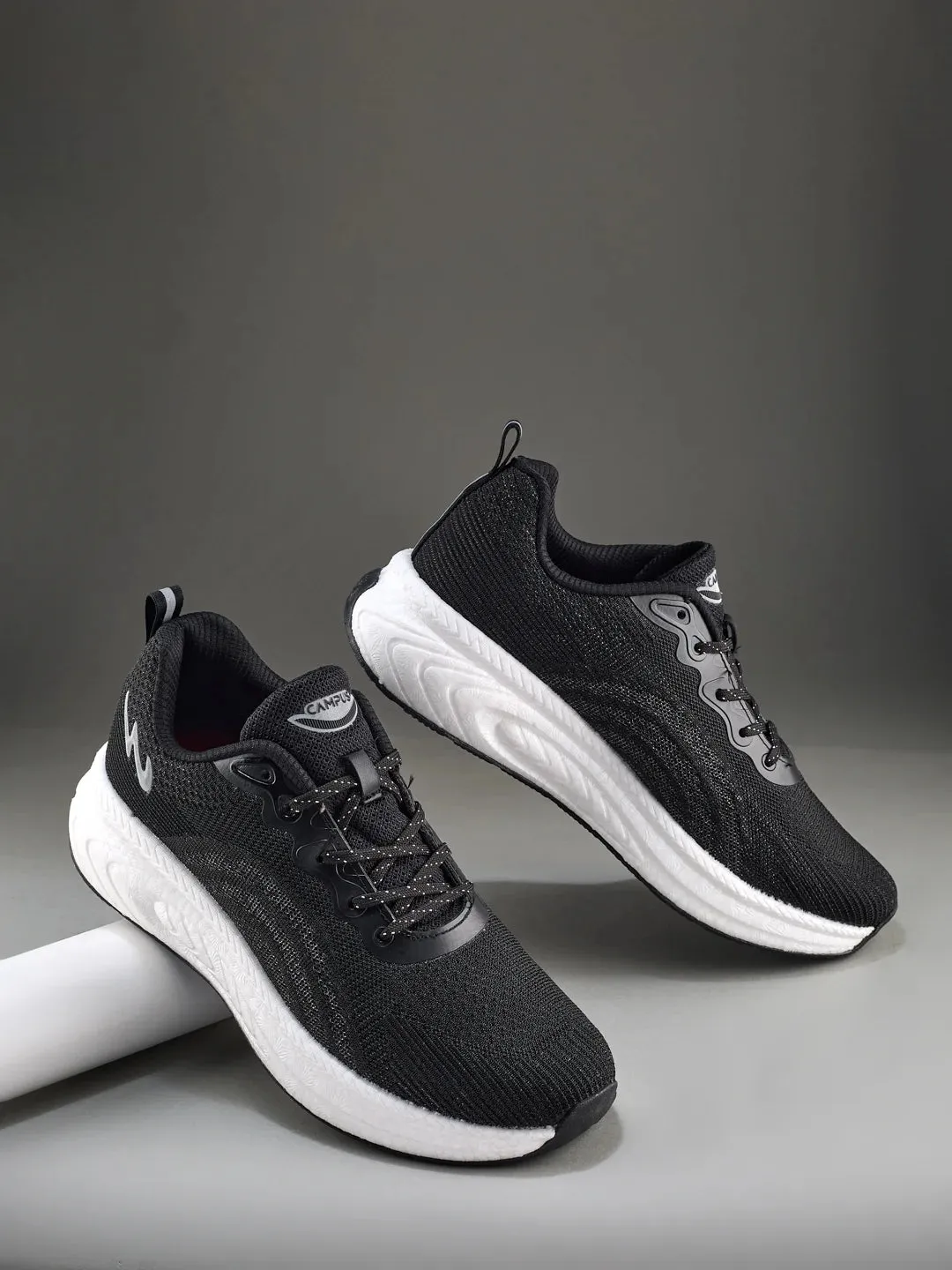 HYPE Black Men's Running Shoes