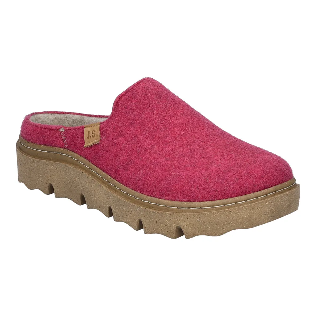 Josef Seibel Carmaux 01 Ladies Pink Textile Slip On Slippers