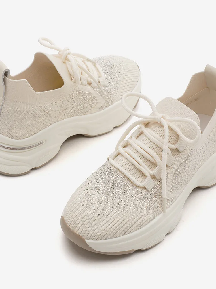 Kailani Crystal Embellished Flyknit Sneakers