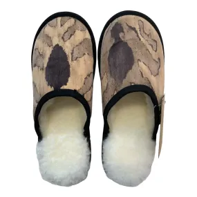 Kashgar Medium White Slippers