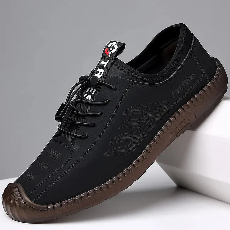 Men's sandals Summer soft leather breathable shoes