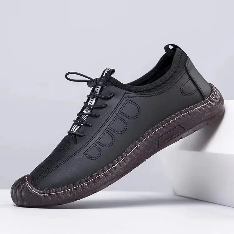 Men's sandals Summer soft leather breathable shoes
