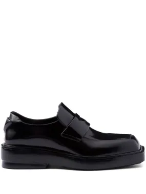 Triangle logo loafers