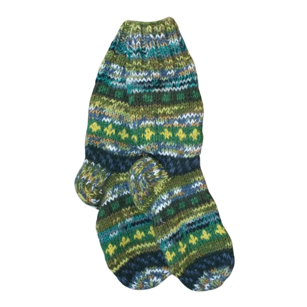 wool lounge socks